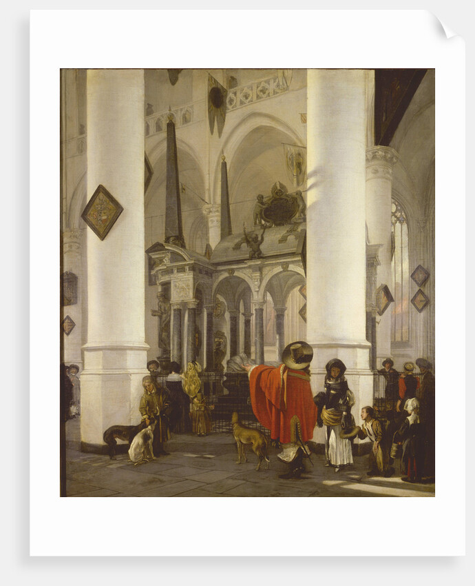 The Tomb of William the Silent in the Nieuwe Kerk in Delft, 1656 by Anonymous