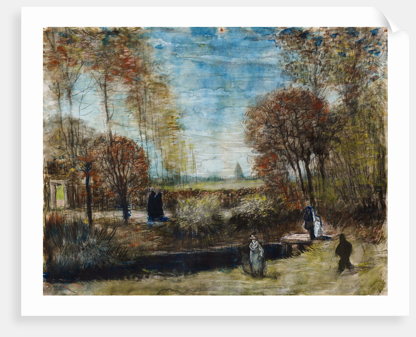 The Parsonage Garden at Nuenen, 1885 by Anonymous