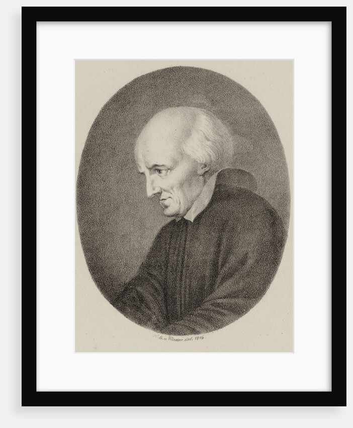 Portrait of the composer Karl Friedrich Christian Fasch, 1816 by Anonymous