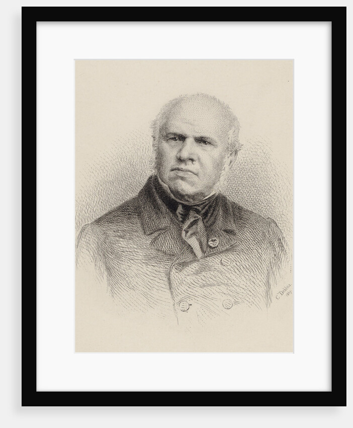 Portrait of the composer François-Joseph Fétis, 1867 by Anonymous