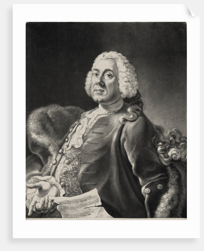 Portrait of the composer Ignatius Fiorillo by Anonymous