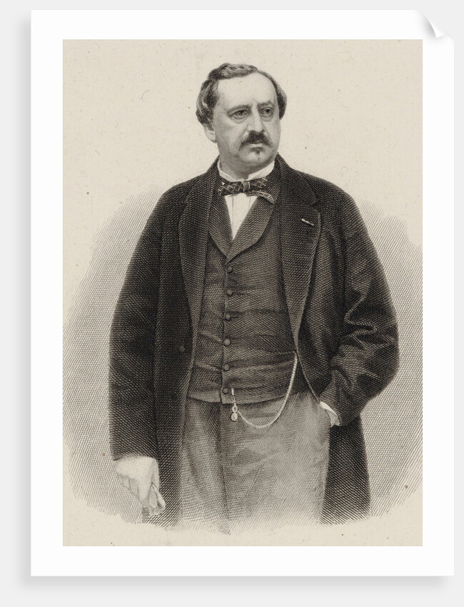Portrait of the composer Friedrich von Flotow, 1880 by Anonymous