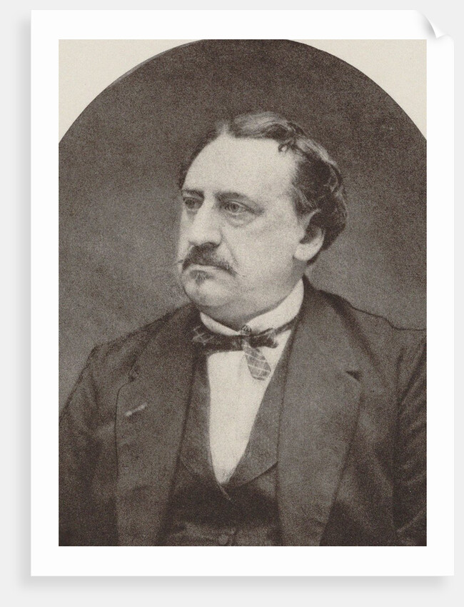 Portrait of the composer Friedrich von Flotow, 1880 by Anonymous