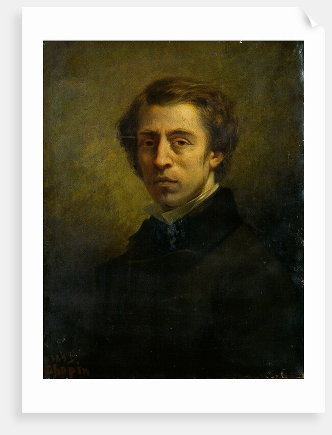 Portrait of the composer Frédéric Chopin, 1856 by Anonymous