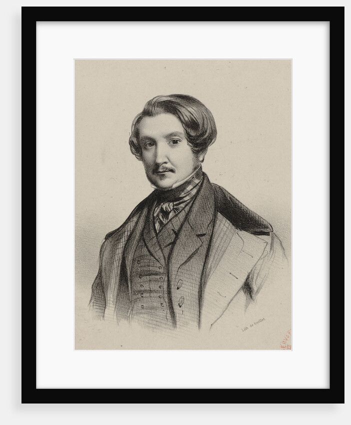 Portrait of the composer Vincenzo Gabussi, 1835 by Anonymous