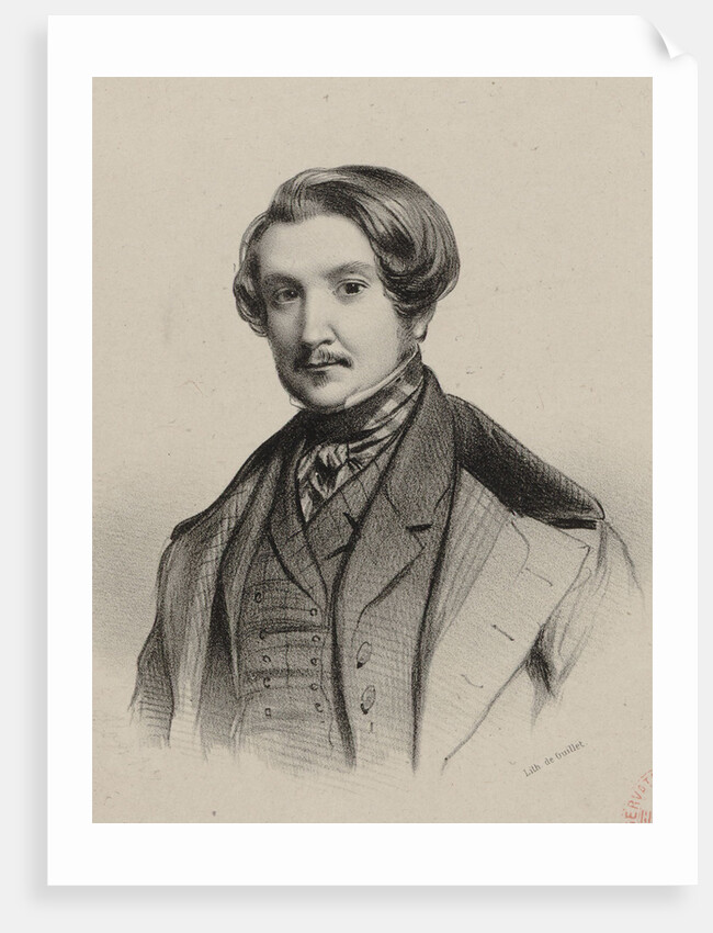 Portrait of the composer Vincenzo Gabussi, 1835 by Anonymous
