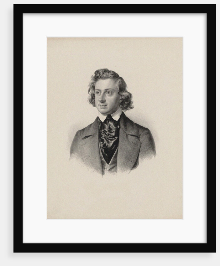 Portrait of the composer Niels Wilhelm Gade, 1845 by Anonymous