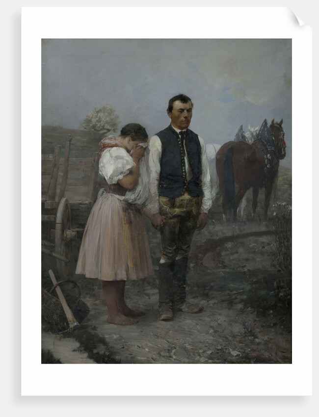 Hopeless love, 1890 by Anonymous