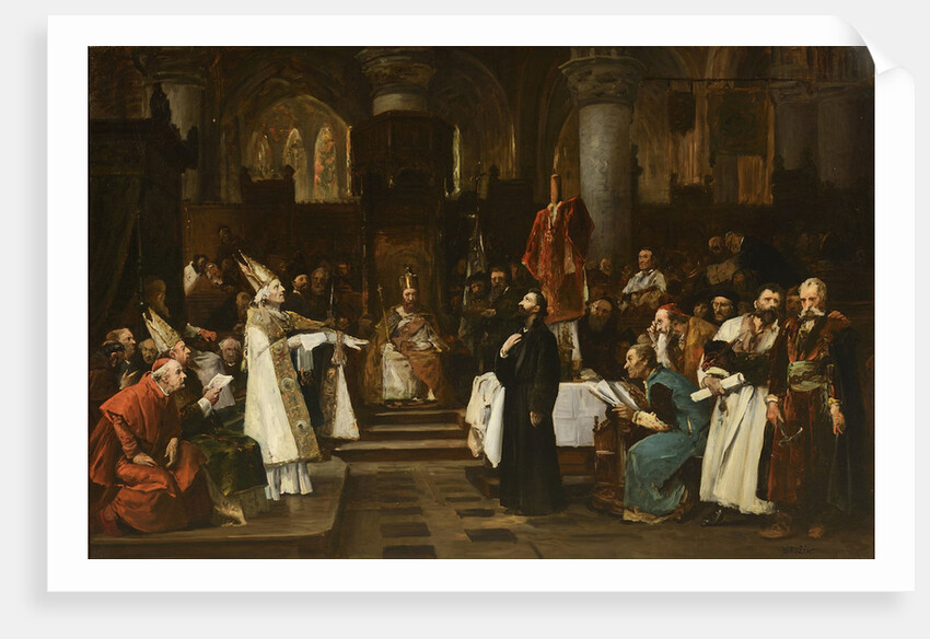 John Hus before Council of Constance, before 1882 by Anonymous