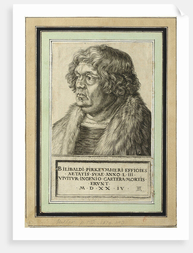 Portrait of Willibald Pirckheimer, 1524 by Anonymous