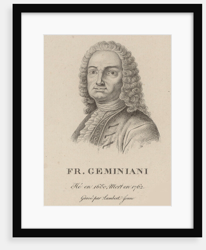 Portrait of the composer and violinist Francesco Saverio Geminiani, 1810s by Anonymous