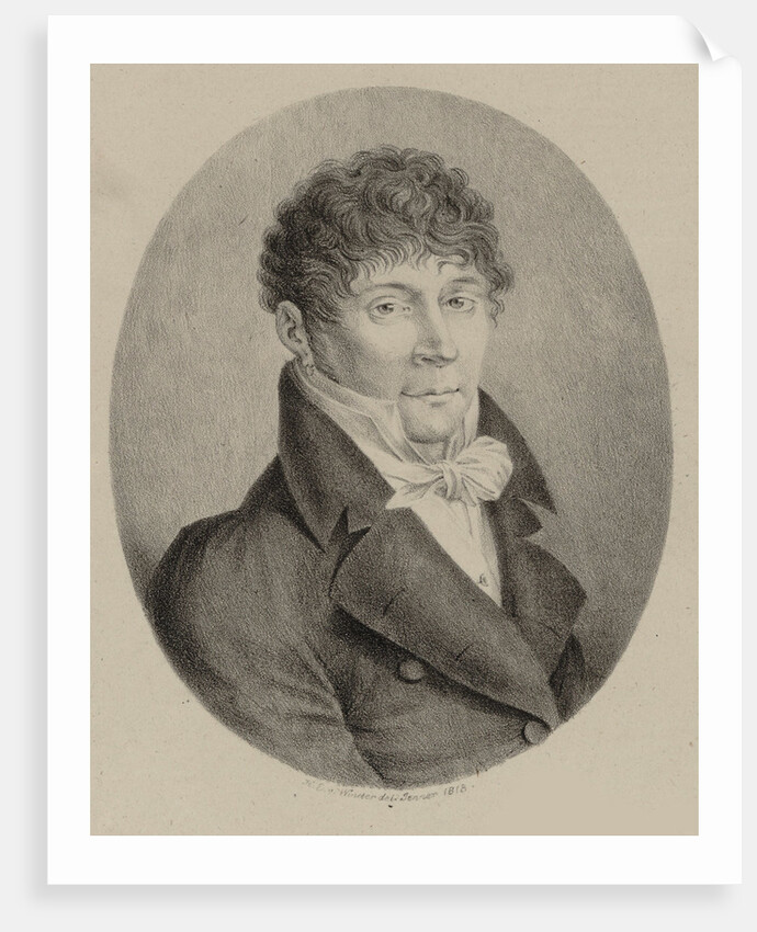 Portrait of the composer Pietro Generali, 1818 by Anonymous