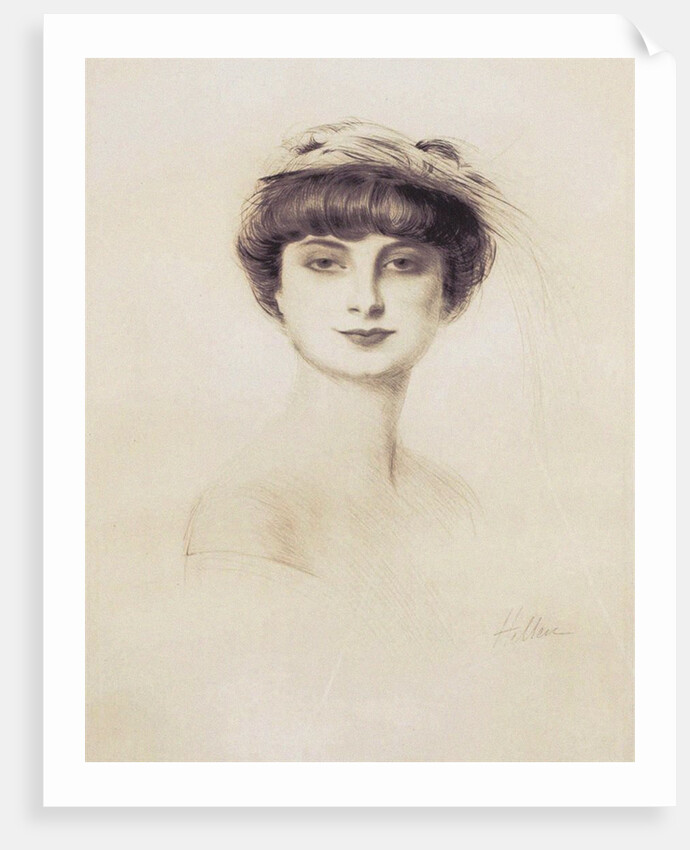 Portrait of Anna-Elisabeth, Comtesse Mathieu de Noailles by Anonymous