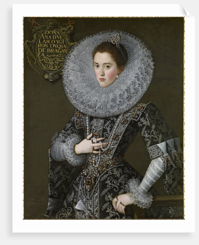 Portrait of Ana de Velasco y Girón, Duchess of Braganza, ca 1603 by Anonymous