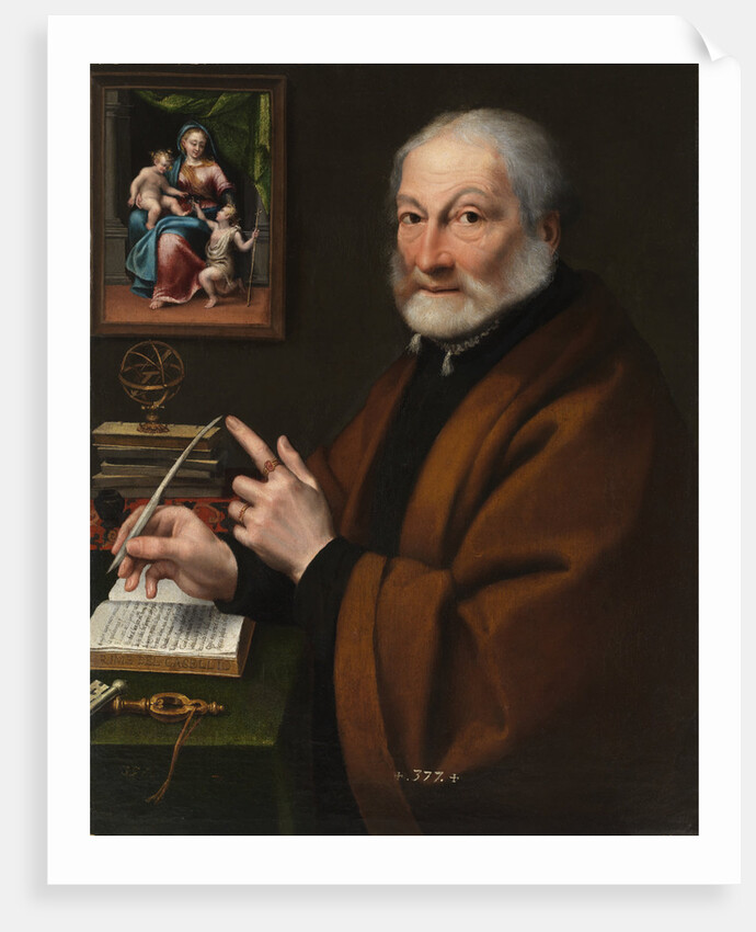 Portrait of the poet and medallist Giovanni Battista Caselli, 1557-1558 by Anonymous