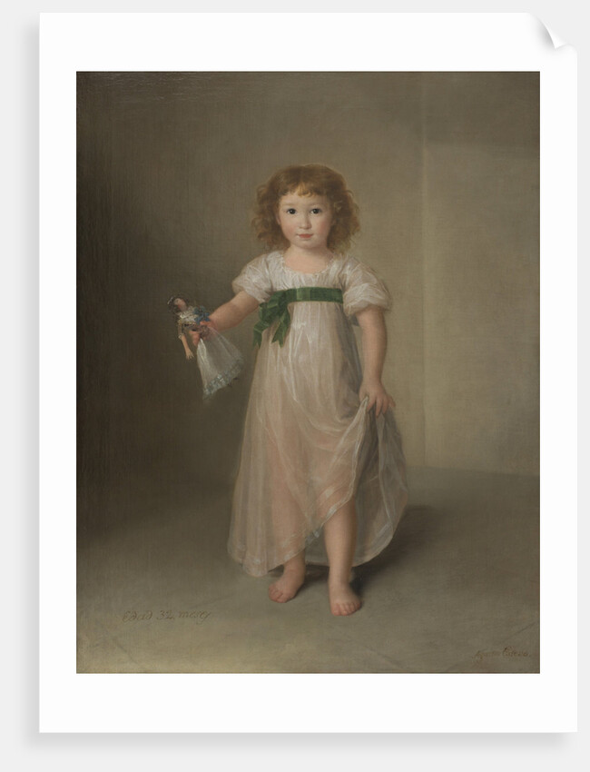 Portrait of Manuela Téllez Girón y Pimentel, Duchess of Abrantes, 1797 by Anonymous