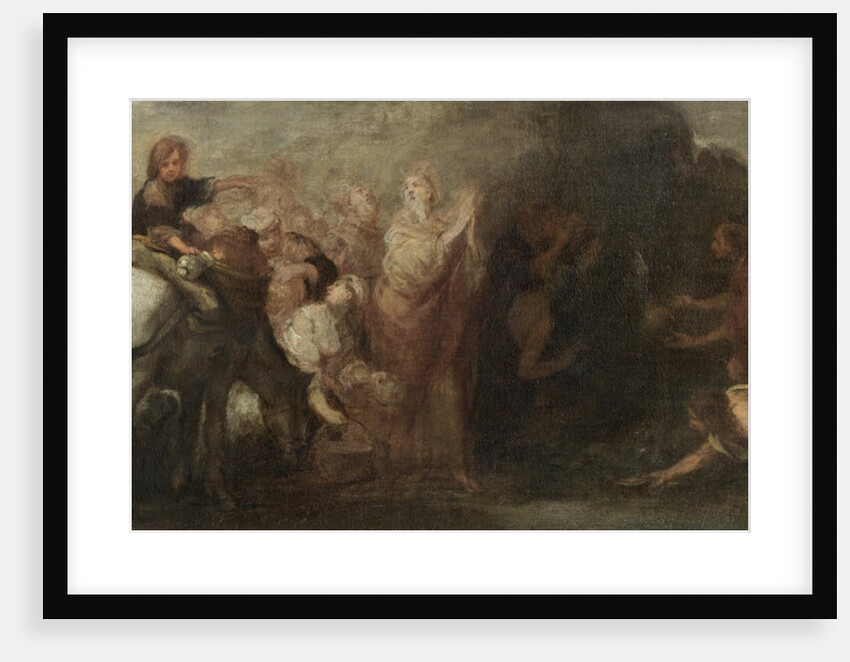 Moses Striking Water from the Rock, 1670 by Anonymous