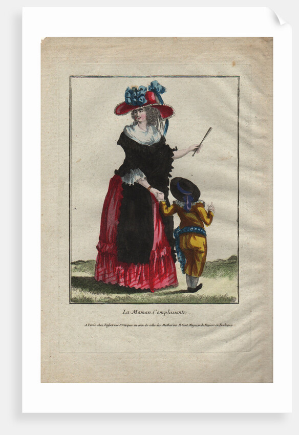 A complaisant mother, c. 1790 by Anonymous