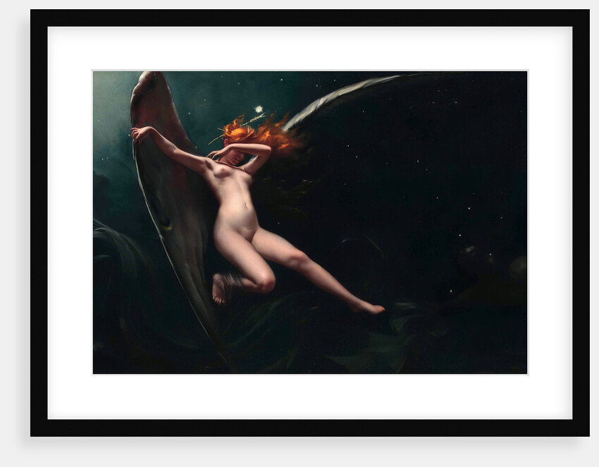 A Fairy Under Starry Skies, by Anonymous