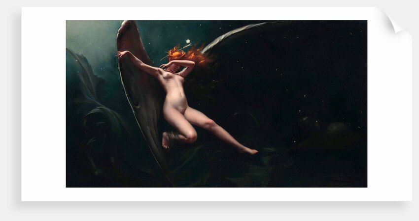 A Fairy Under Starry Skies, by Anonymous