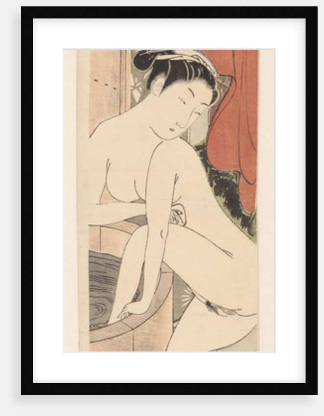 A Woman bathing, ca 1770 by Anonymous