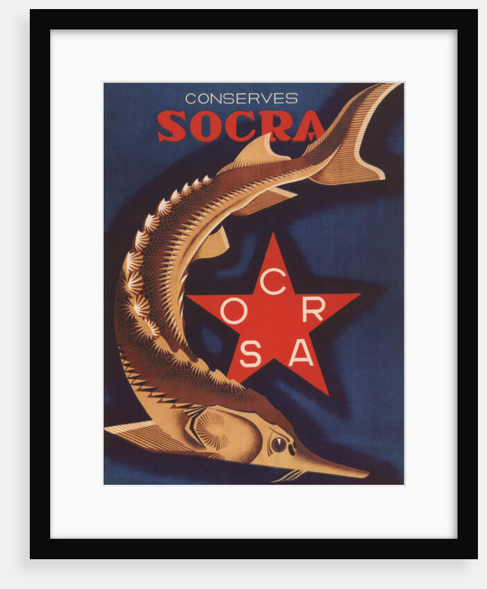 Advertising Poster for Canned Sturgeon, 1932 by Anonymous