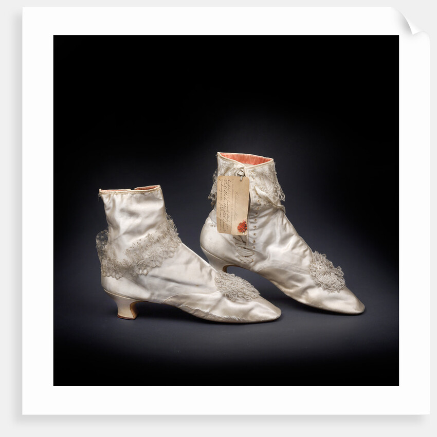 Ankle boots of Empress Elisabeth of Austria, c. 1880 by Anonymous