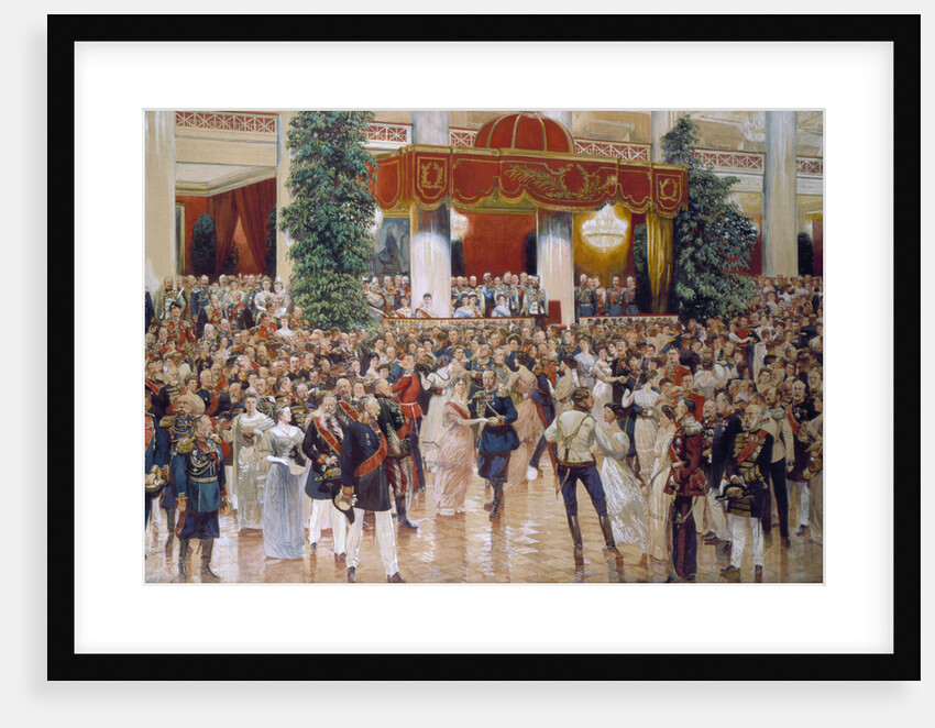 Ball in the Assembly of the Nobility House in St Petersburg on 23 February 1913, 1915 by Anonymous
