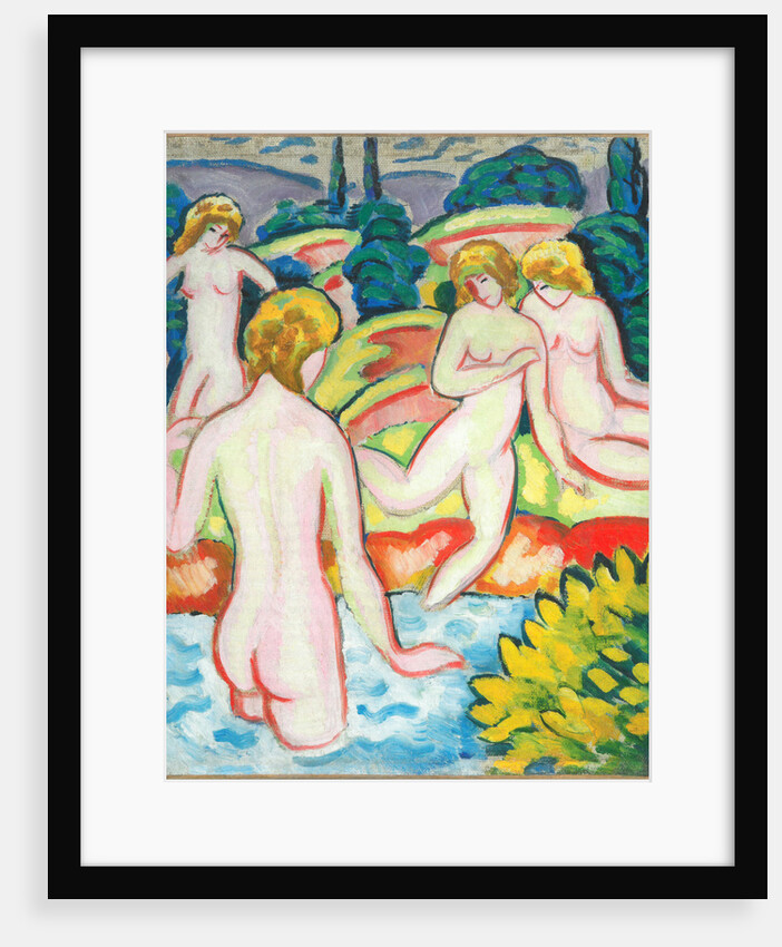 Bathers with Trees, 1910 by Anonymous