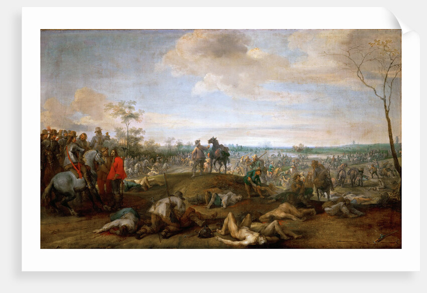 Battlefield. Scene from the Thirty Years War, before 1659 by Anonymous