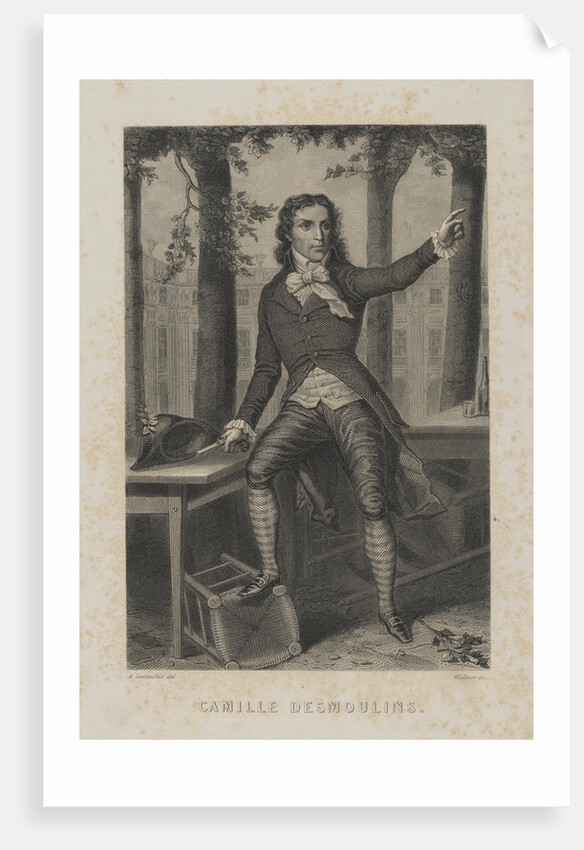 Camille Desmoulins, by Anonymous