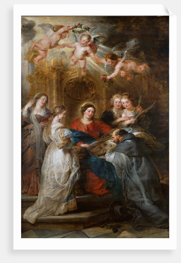 Central panel of the Ildefonso Altarpiece, c. 1630-1631 by Anonymous