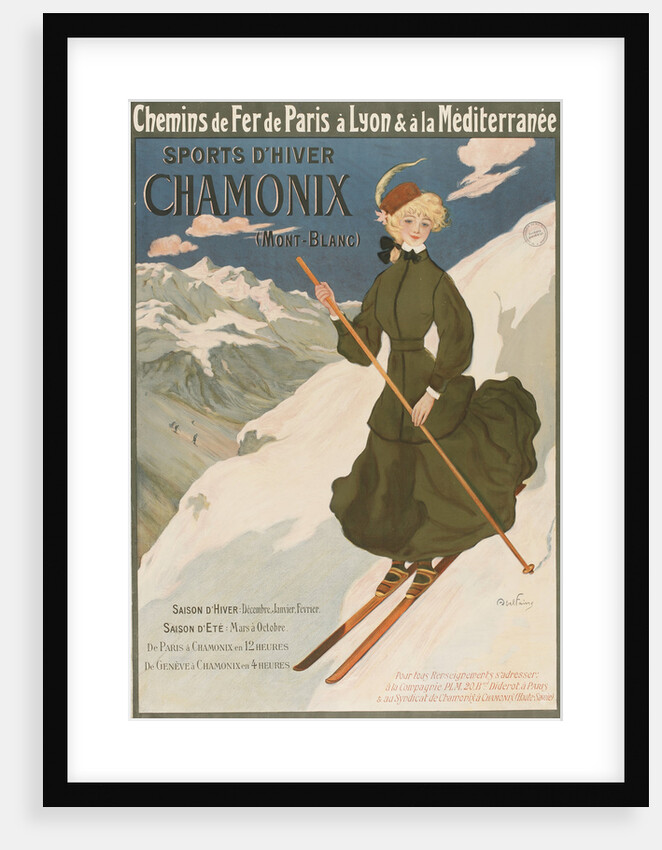 Chamonix Mont Blanc, 1905 by Anonymous