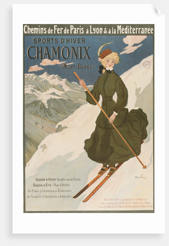 Chamonix Mont Blanc, 1905 by Anonymous