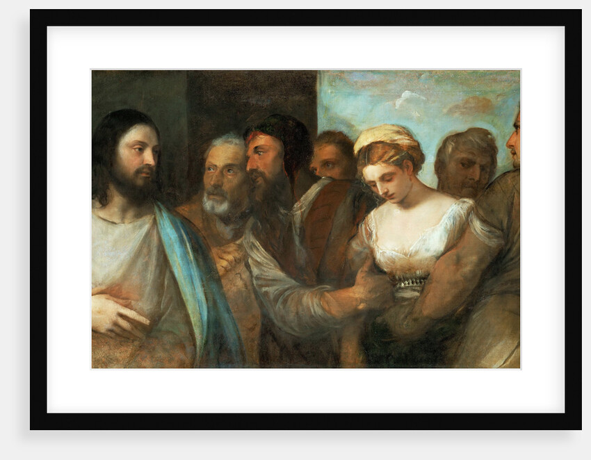 Christ and the Woman Taken in Adultery, c. 1520 by Anonymous