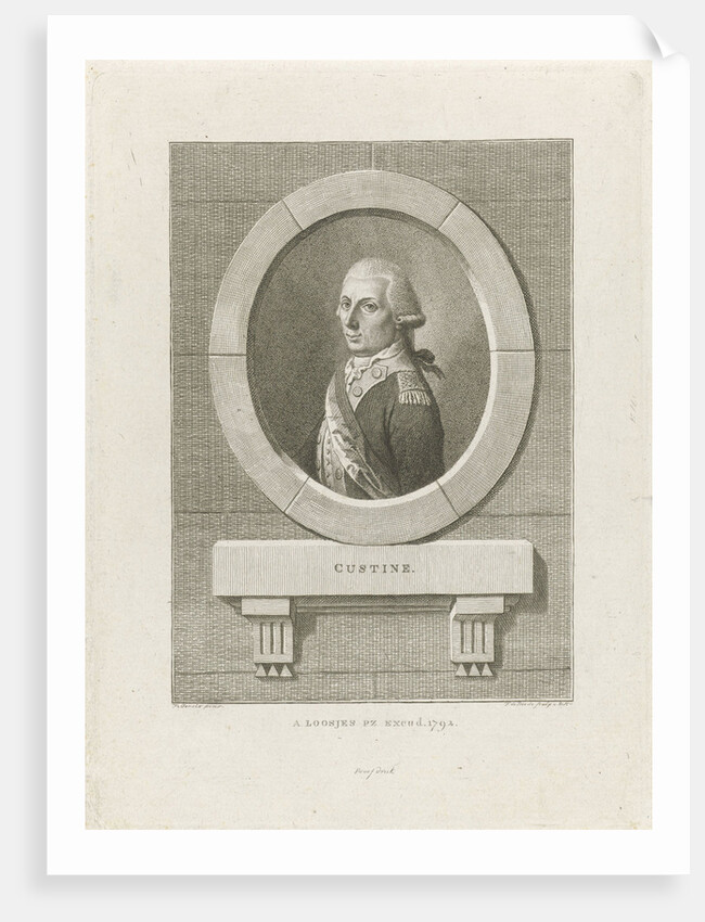 Comte Adam Philippe de Custine, 1792 by Anonymous
