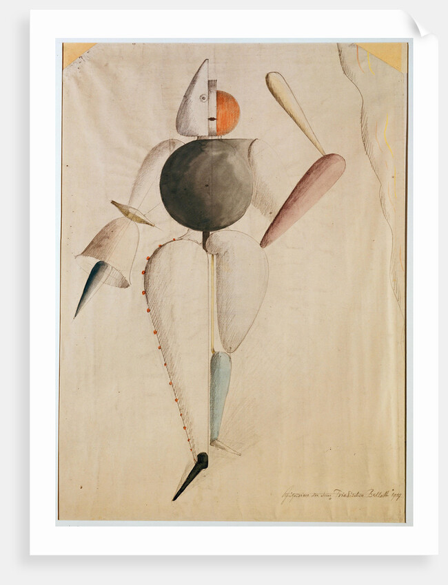 Costume design for the Triadic Ballet, 1919 by Anonymous