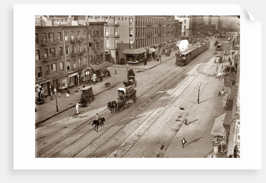 Eleventh Avenue and New York Central Railroad, c. 1911 by Anonymous