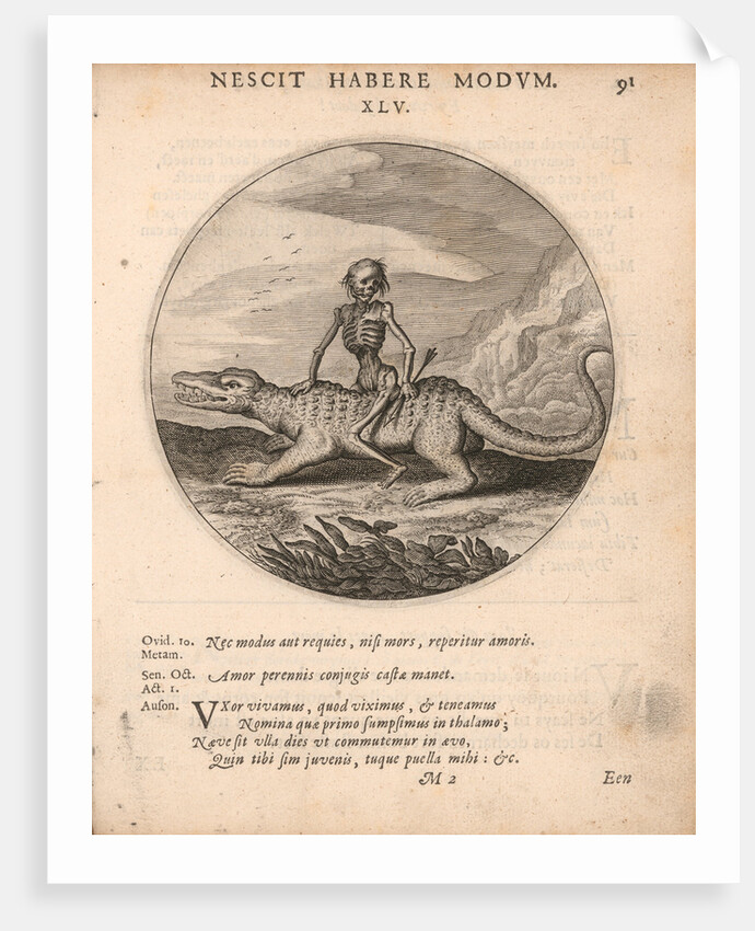 Emblem from Sinn- en Minne-beelden (Sense- and Love-pictures) by Jacob Cats, 1627 by Anonymous
