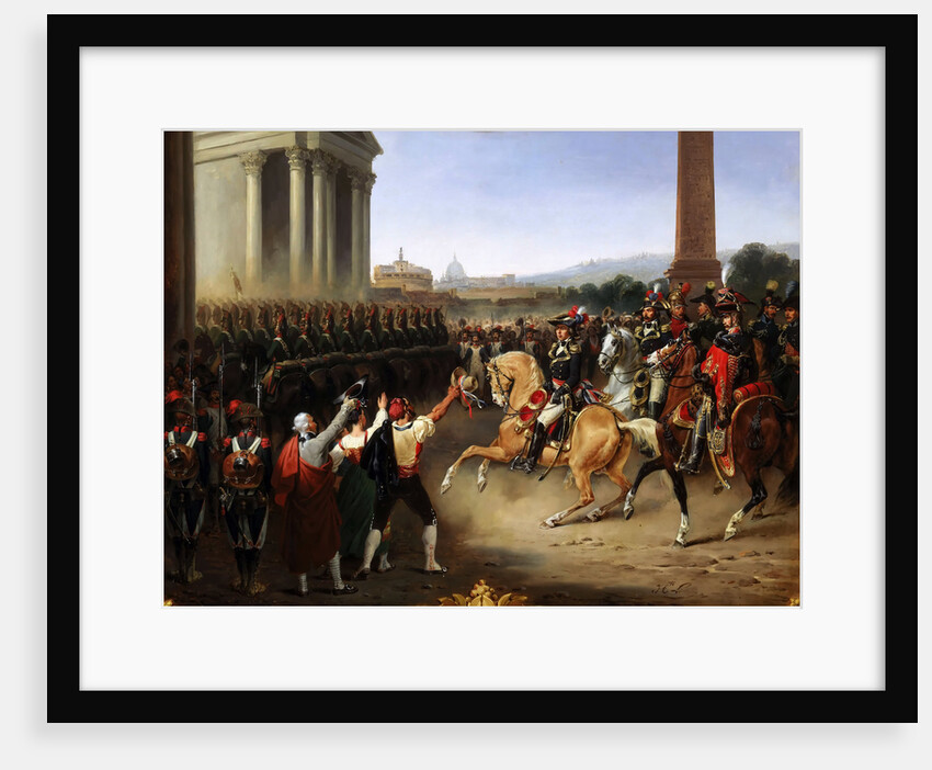Entry of the French Army in Rome, February 15, 1798, 1834 by Anonymous