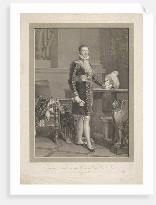 Eugène de Beauharnais, Viceroy of the Kingdom of Italy, Grand Duke of Frankfurt, Duke of by Anonymous
