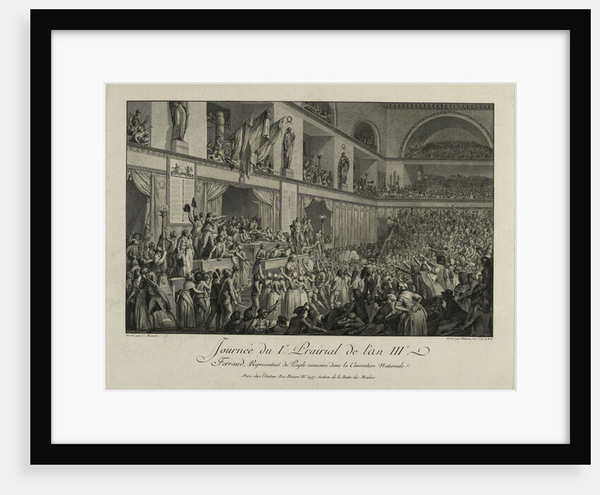 François Antoine de Boissy dAnglas saluting Jean Férauds head during the Prairial uprising, by Anonymous