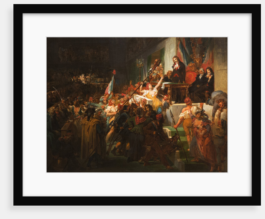 François Antoine de Boissy dAnglas saluting Jean Férauds head during the Prairial uprising, 1830 by Anonymous