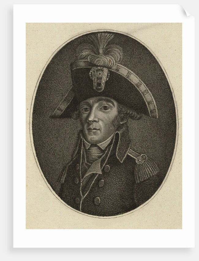 François Hanriot, by Anonymous