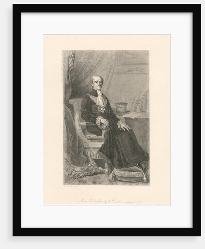 François Marquis de Barbé-Marbois, 1860 by Anonymous