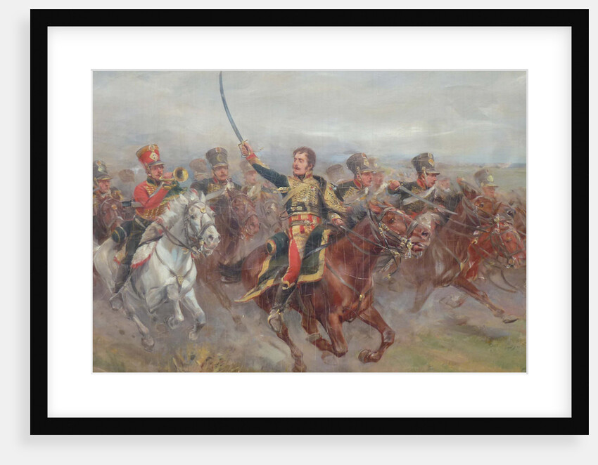 General Lasalle in the Battle of Wagram, 1906 by Anonymous