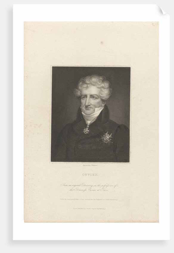 Georges Léopold Chrétien Frédéric Dagobert, Baron de Cuvier, by Anonymous