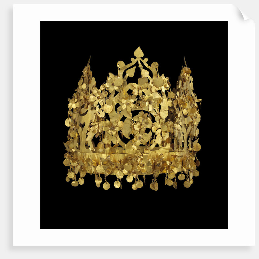 Gold crown from Tillya Tepe, 1st century by Anonymous