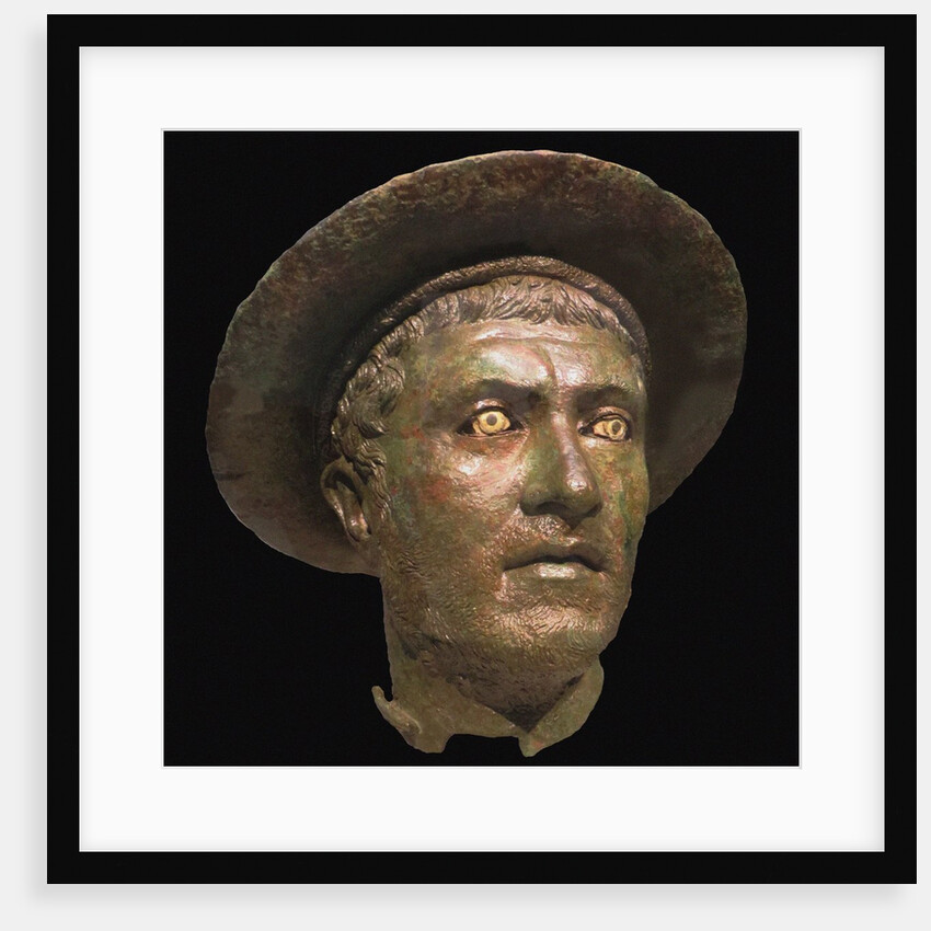 Head of a man wearing a kausia. (King Philip V of Macedon), Third cent. BC by Anonymous