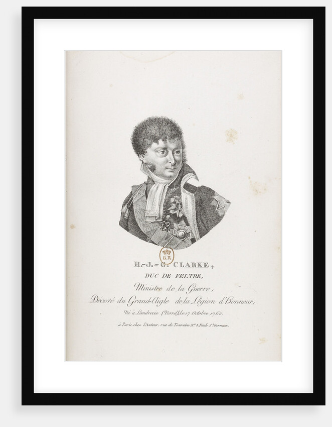 Henri-Jacques-Guillaume Clarke, comte dHunebourg, duc de Feltre, 1810 by Anonymous
